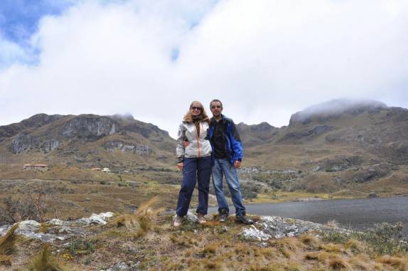Início do dia no Parque Nacional Cajas, na região de Cuenca, no Equador